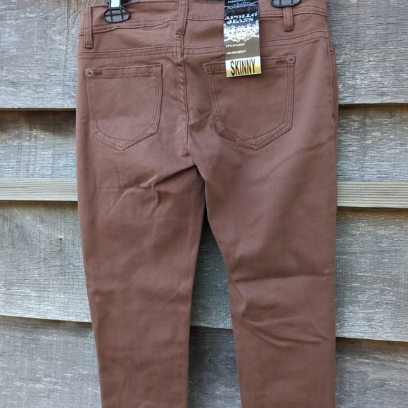 APOLLO Jeans Luscious Stretch Brushed Denim Ankle Skinny Pants Women NWT - Picture 10 of 12